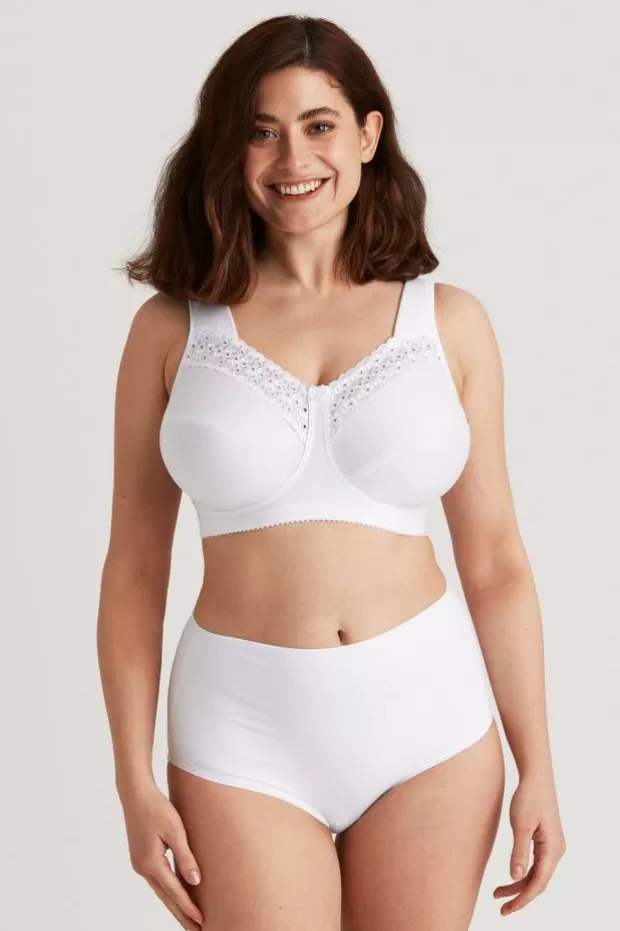 Clearance Broderie Anglaise BH – bügelloser, bequemer Baumwoll-BH – Bh:s | Bh Ohne Bügel