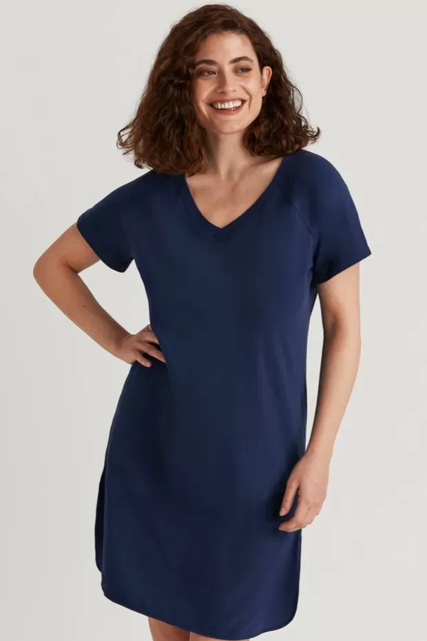 Clearance Organic Cotton Nachthemd Nachtwäsche