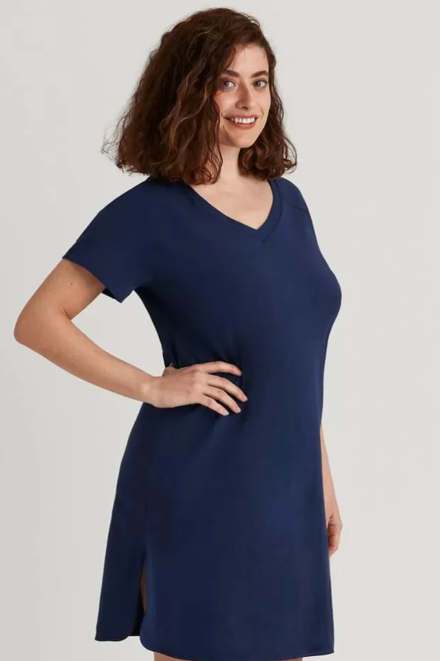 Clearance Organic Cotton Nachthemd Nachtwäsche